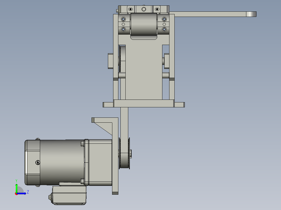 泵盖送料线0左视图