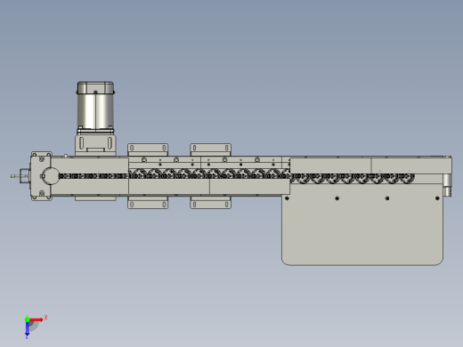 泵盖送料线0俯视缩略图