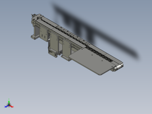 泵盖送料线0正等轴测缩略图