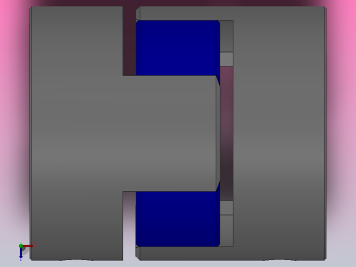 联轴器CPJ30-BL-12-12俯视缩略图