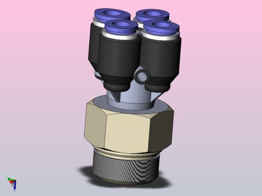 PXT-G Y型螺纹五通-G螺纹_PXT06-G04