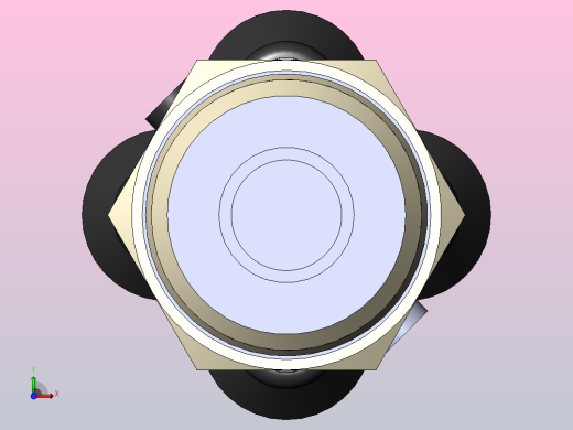 PXT-G Y型螺纹五通-G螺纹_PXT06-G04前视缩略图