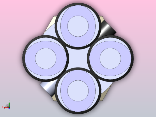 PXT-G Y型螺纹五通-G螺纹_PXT06-G04后视缩略图