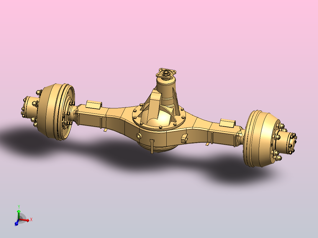 ZL50装载机传动系统设计 sw+CAD+说明书主视图