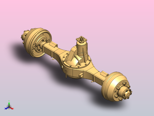 ZL50装载机传动系统设计 sw+CAD+说明书正等轴测缩略图