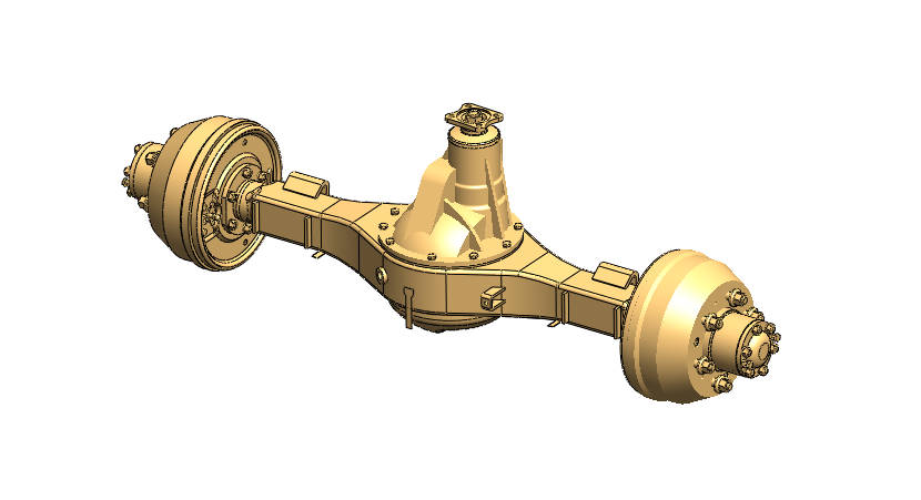 ZL50装载机传动系统设计 sw+CAD+说明书