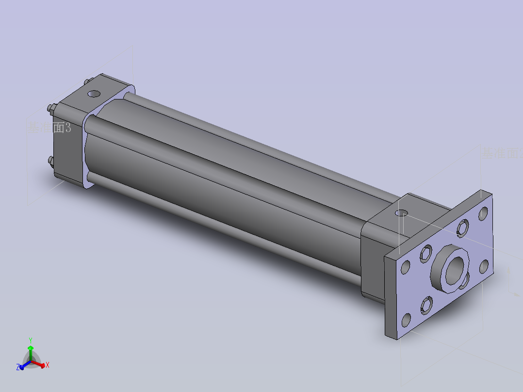 气缸缸径主视图