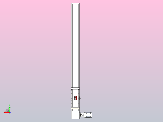 伺服电机集成皮带传动直线执行器TPA-OCB-140-256-L1250-DR-J90-N3后视缩略图