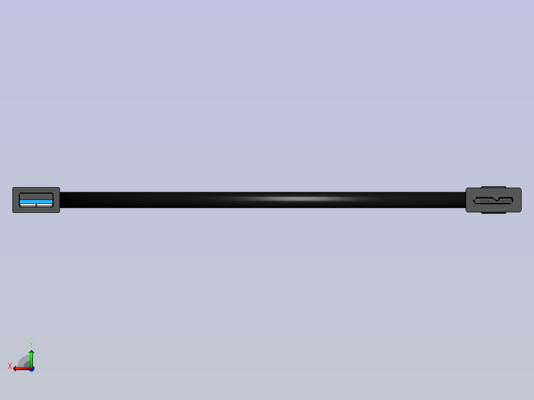 A0004626-USB 电缆 USB 3.0电缆后视图