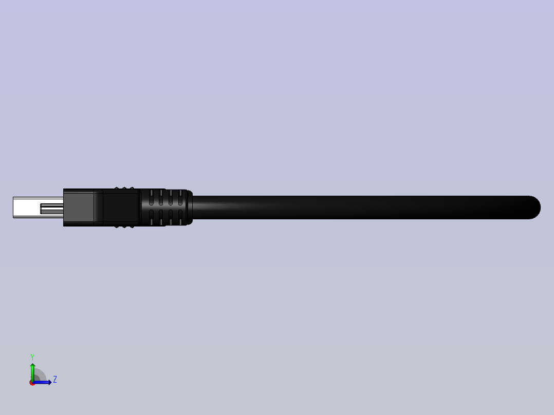 A0004626-USB 电缆 USB 3.0电缆左视图
