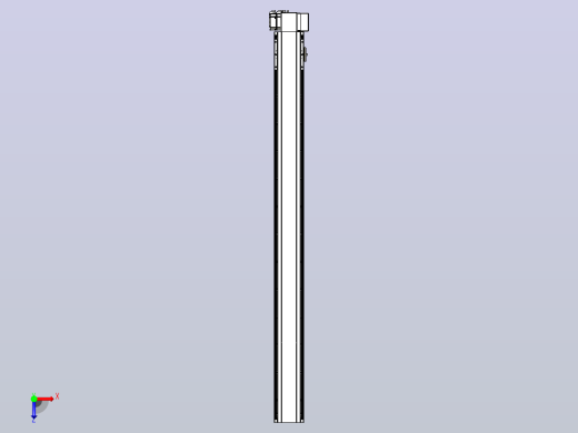皮带直线轴半封闭可选导轨TPA-HNB-105D-90-L1200-LP-C-P20-N3俯视缩略图