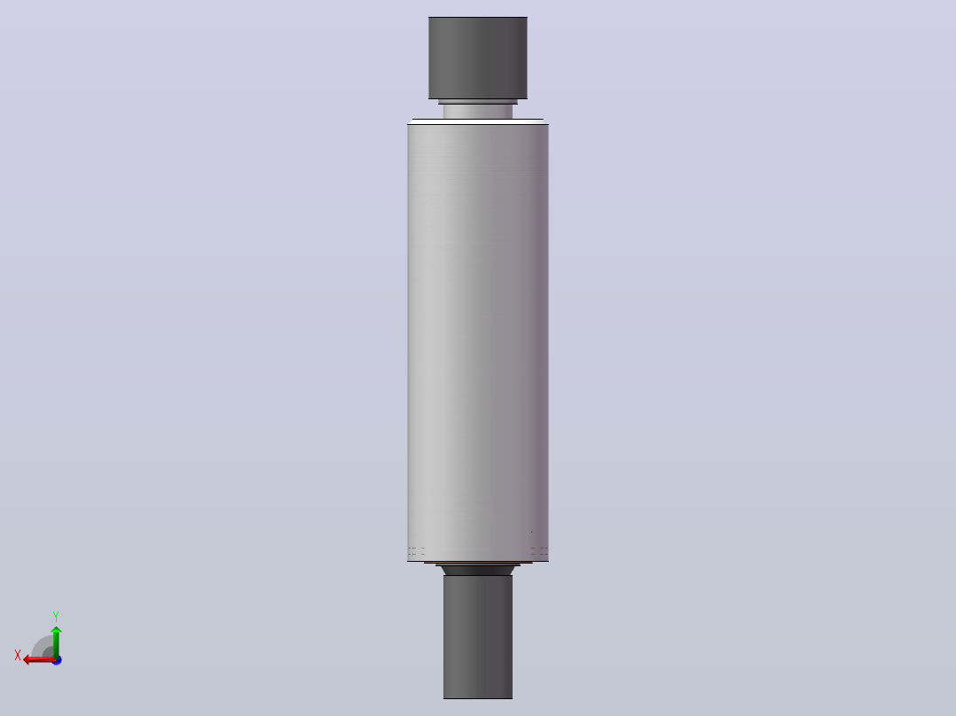 缓冲器模型后视图