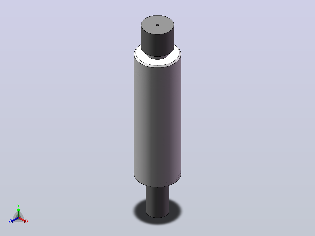 缓冲器模型正等轴测图