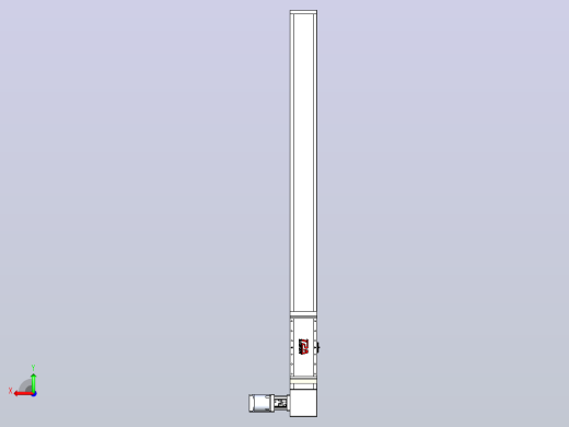伺服电机集成皮带传动直线执行器TPA-OCB-140-256-L1350-DL-J90-N3后视缩略图