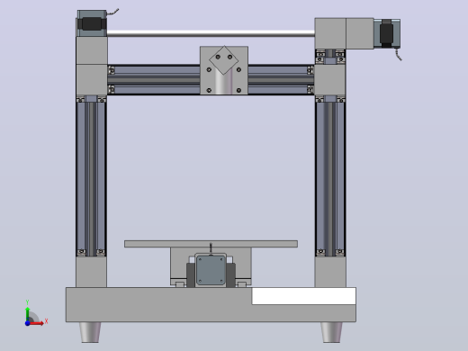 3D打印机设计前视缩略图