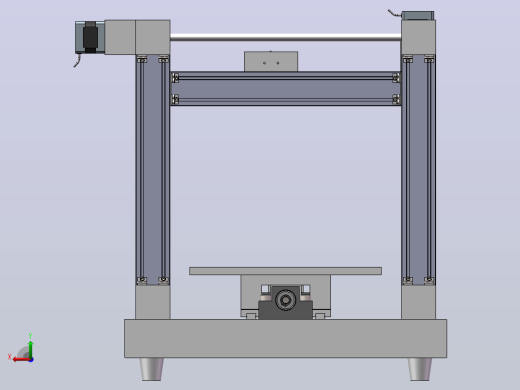 3D打印机设计后视缩略图