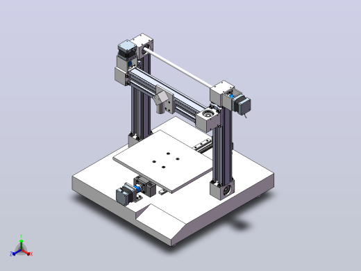 3D打印机设计正等轴测缩略图