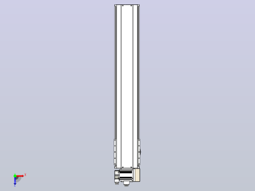 皮带直线轴半封闭可选导轨TPA-HNB-220D-176-L1050-RU-C-P1K-N3俯视缩略图