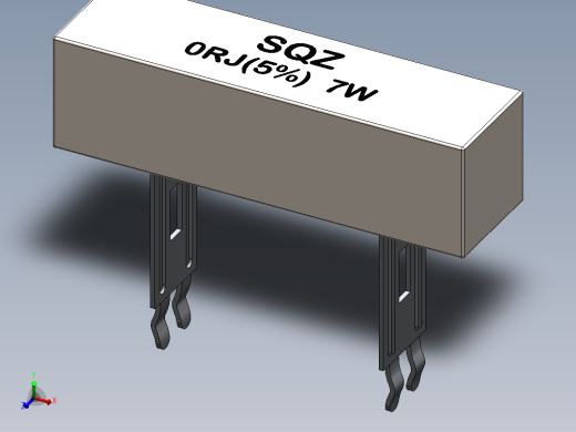 电阻器组RES_SQZH_7W_0R_5%主视缩略图