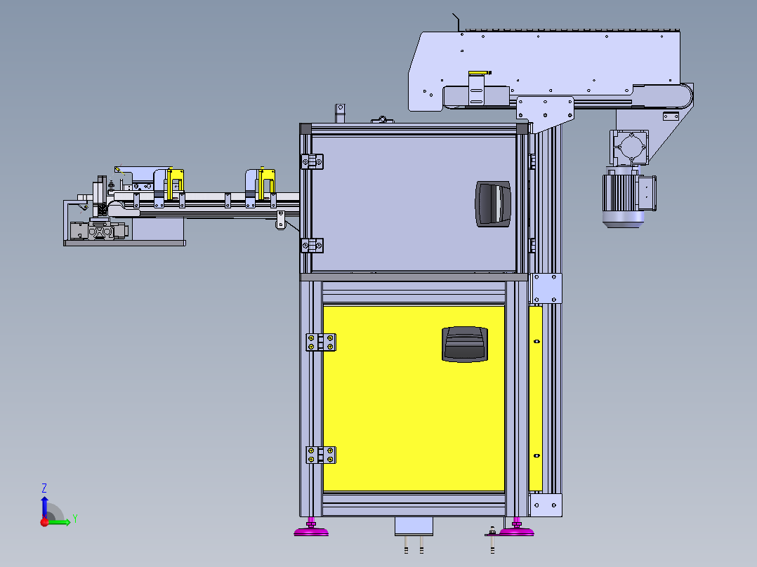导向销自动上料机构（工程图+bom）sw19可编辑右视图
