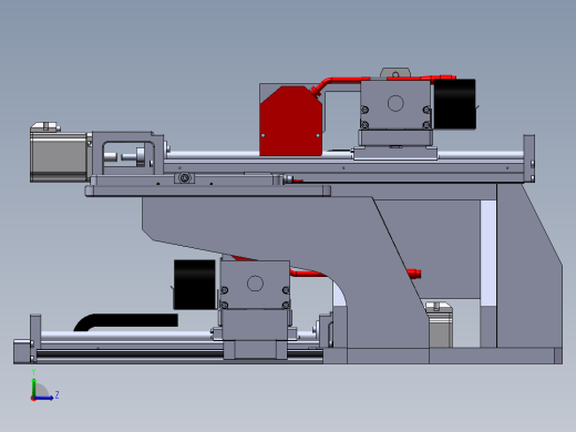 平板双面平面度检测机sw17可编辑左视缩略图