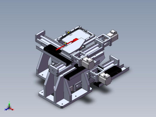 平板双面平面度检测机sw17可编辑正等轴测缩略图