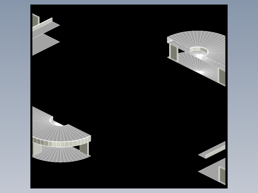 室内家具及植物的维模型十二-B013