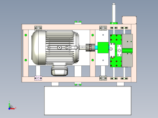 SlotMaker开槽机3D数模图纸 STP格式前视缩略图