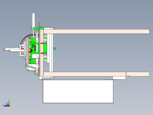 SlotMaker开槽机3D数模图纸 STP格式右视缩略图