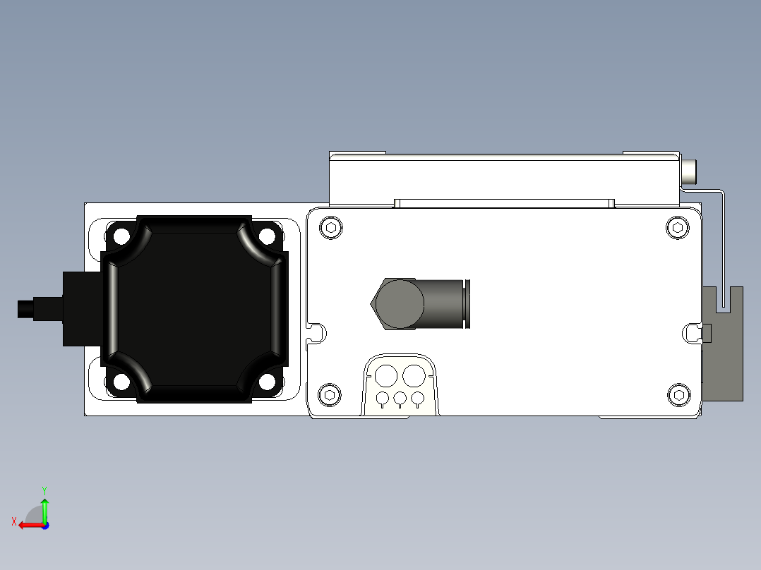 Toyo东佑达直线模组-ECH14-200-BL-400W后视图