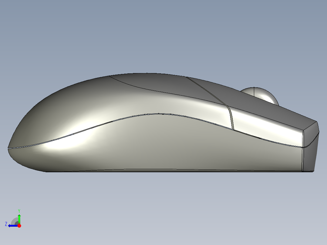 无线鼠标右视图