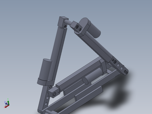 载人三自由度三角形机器人的设计与研究（全部结清）