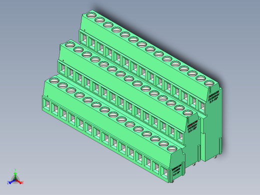 DEGSON DG500 系列 5.05.087.62mm 接线端子-DG500A3-5.0-45P-14-00AH