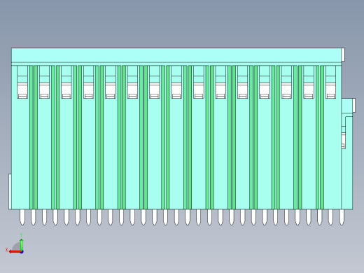 DEGSON DG500 系列 5.05.087.62mm 接线端子-DG500A3-5.0-45P-14-00AH后视缩略图