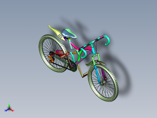 软尾山地装弯把车