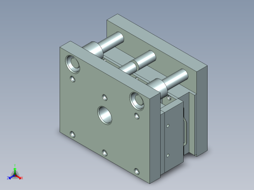 家用电器安装卡片冲压模具设计