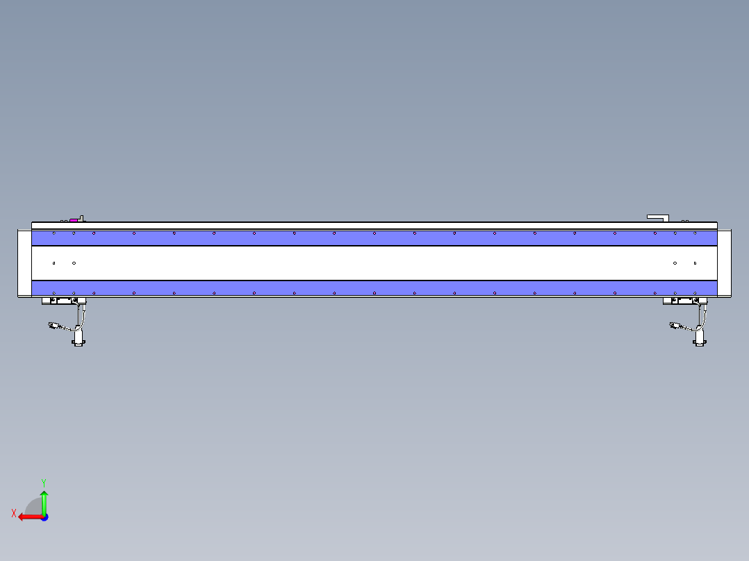 威洛博VL系列3d模型模组2VL17E1Y-S1400后视图