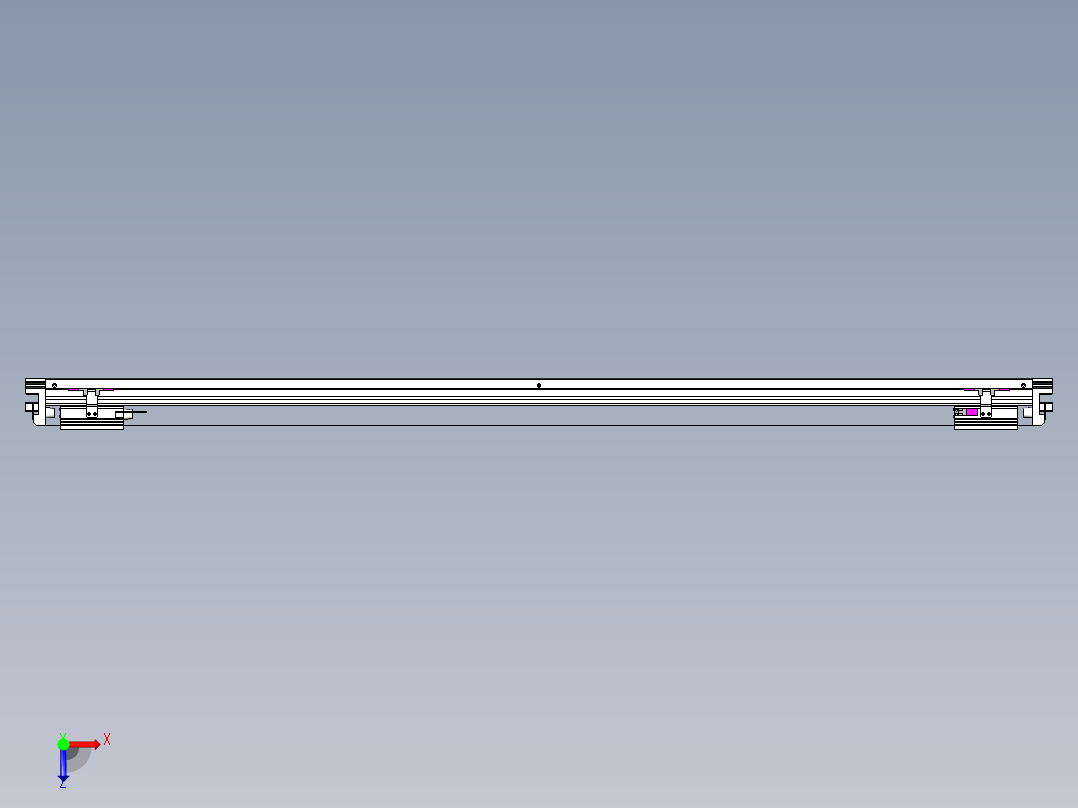 威洛博VL系列3d模型模组2VL17E1Y-S1400俯视图