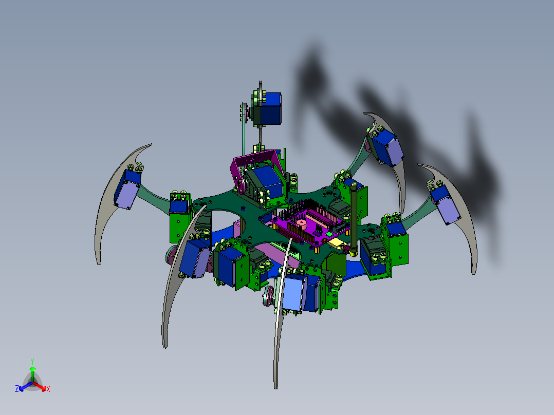 科学实验diy拼装蜘蛛机