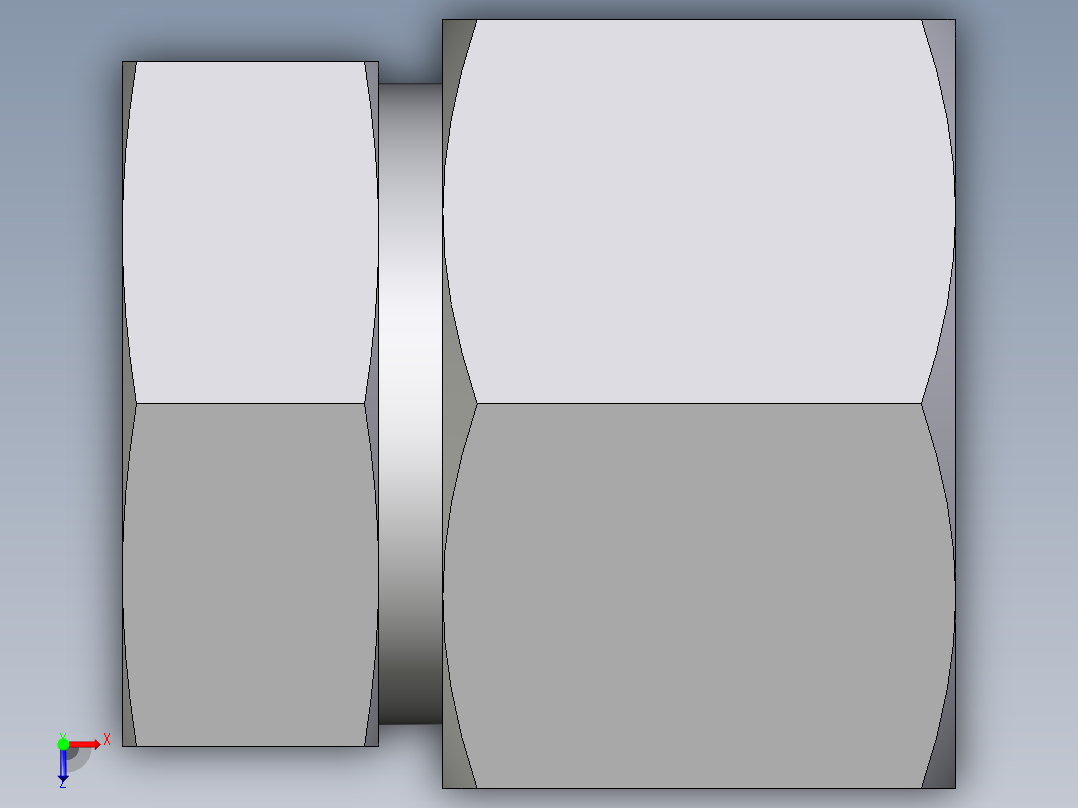 卡套式工业通用硬管接头EO_Blanking_plug_for_tube_ends_ROV20ZSCF俯视图