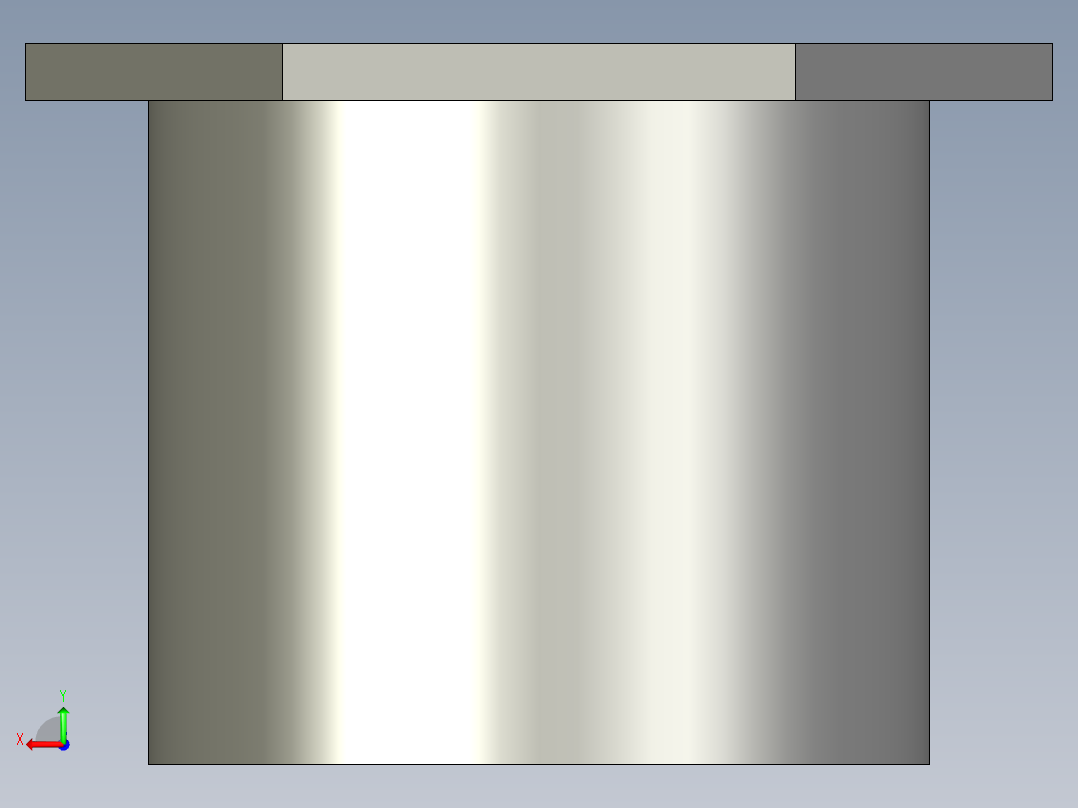 船舶管路系统SeaCor_ReducerBushing_SxSPIG_37J137168_1.25in x 1in后视图