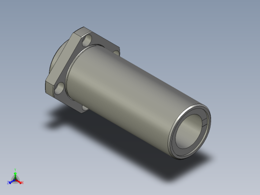 THK滚珠导套3D模型IGS格式