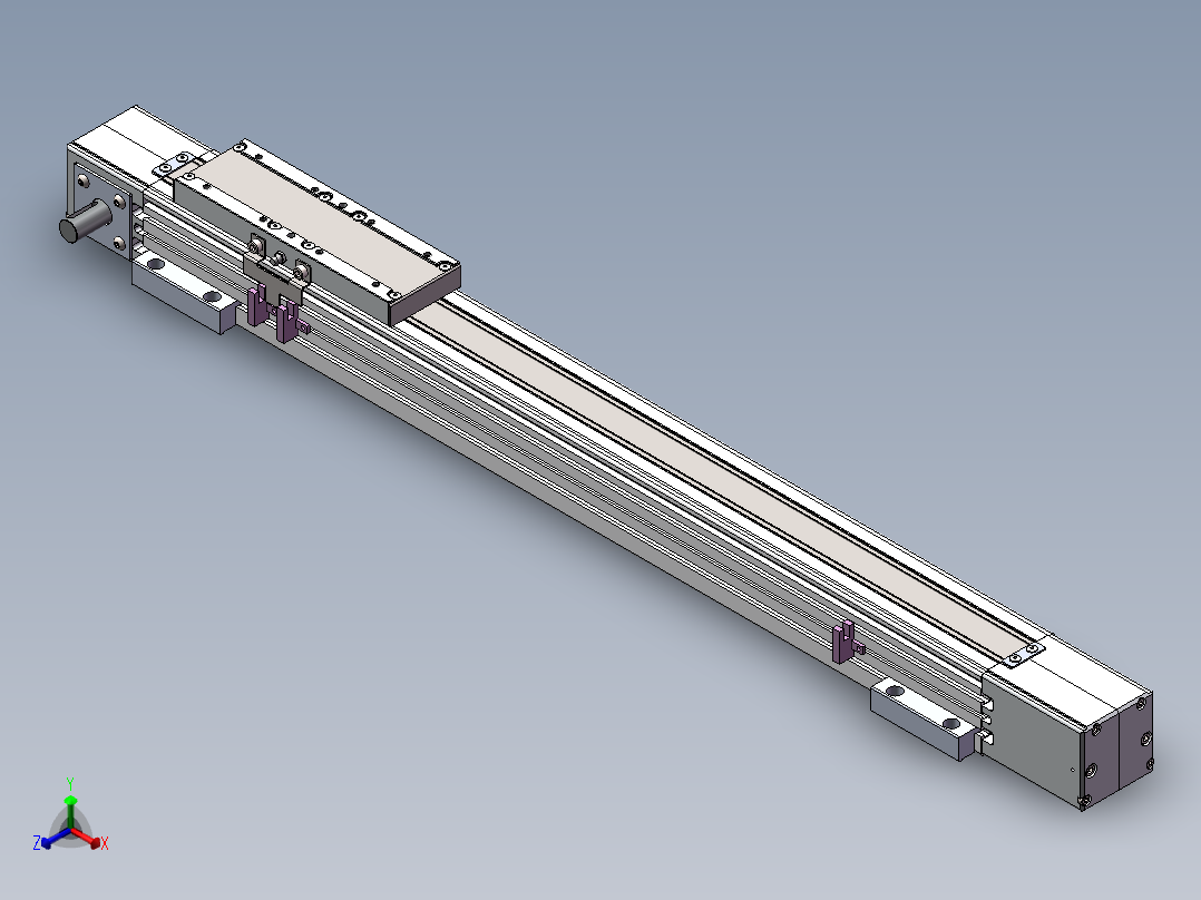 欧规同步带GTB65-LL-400W正等轴测图