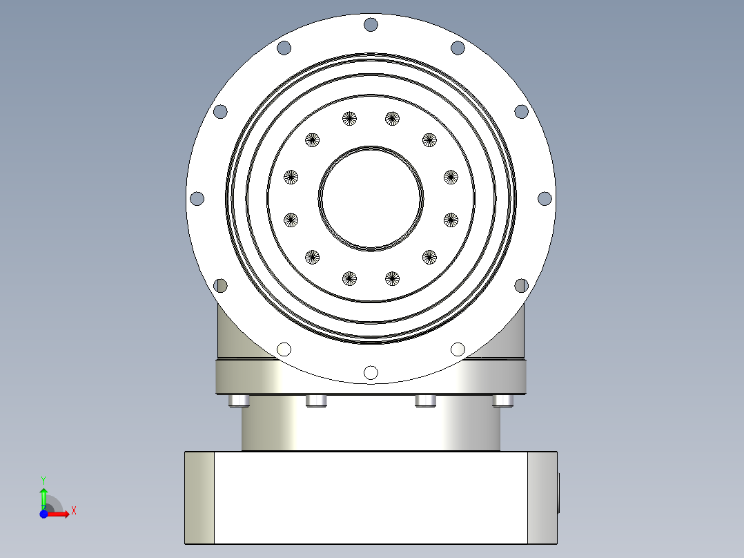 多摩川行星减速机TDR-140-L1-35KA35前视图