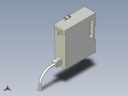 基恩士KV-FL20(V)_kc图纸模型正等轴测缩略图
