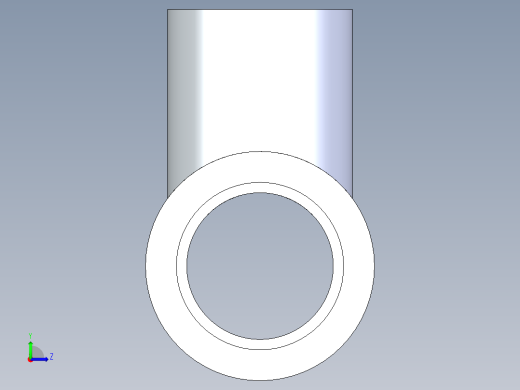 聚氯乙烯配件02-Sch80_ReducingTee_SxSxS_801-101_0.75in x 0.5in左视缩略图