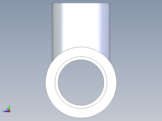 聚氯乙烯配件02-Sch80_ReducingTee_SxSxS_801-101_0.75in x 0.5in右视缩略图
