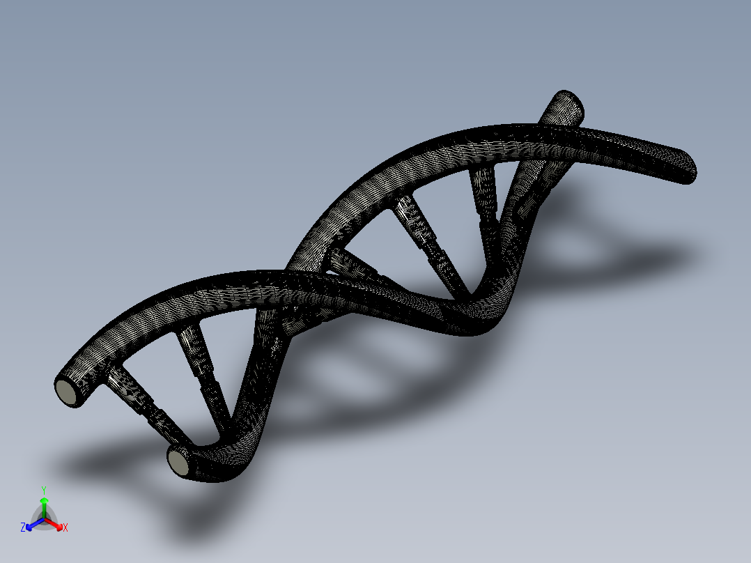 dna链正等轴测图