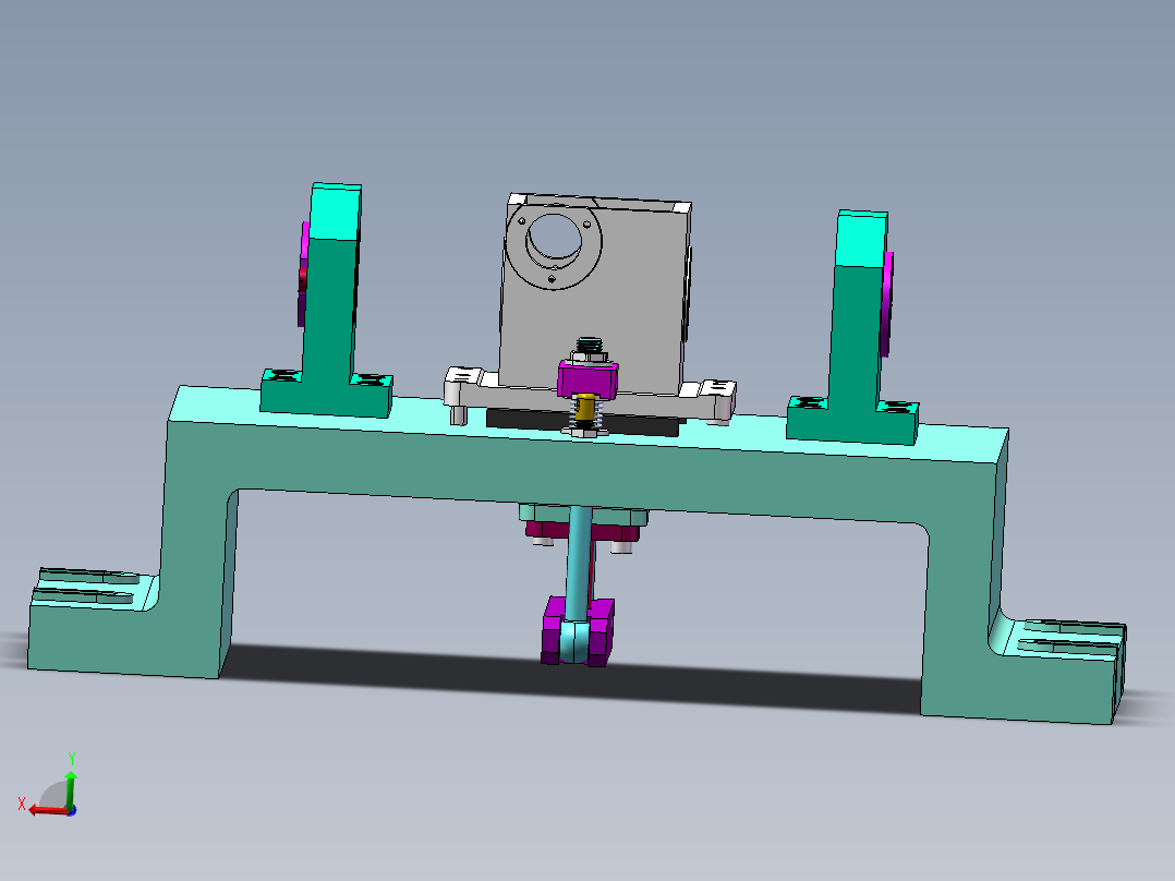 改压紧结构3D新