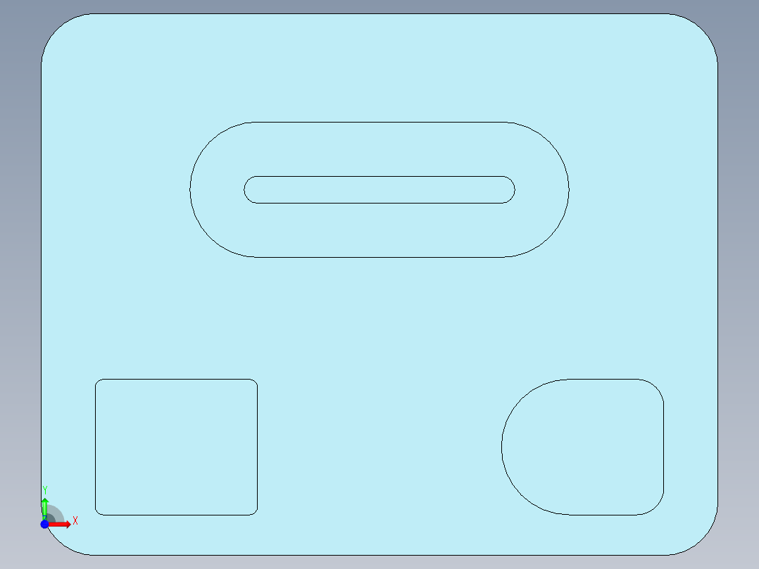 表面区域铣UG程序编程刀路-前视图